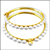 OVAL PEARL BANGLES - SJPBL06 - Click here to View more details about this Product